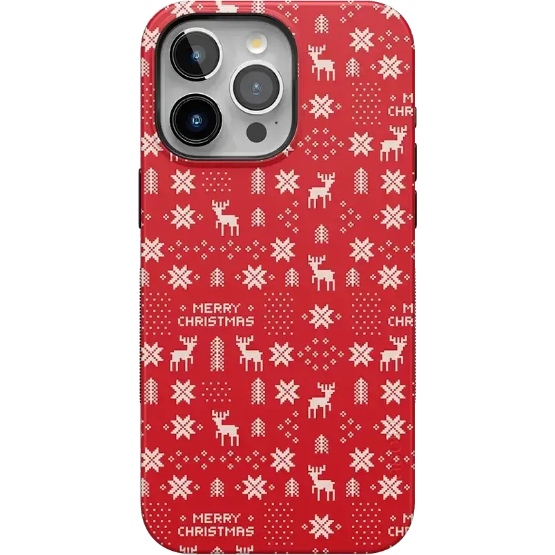 Stocking Stuffer | Christmas Knit Case Phone Case Casetry Bold Flex + MagSafe® iPhone 15 Pro Max 