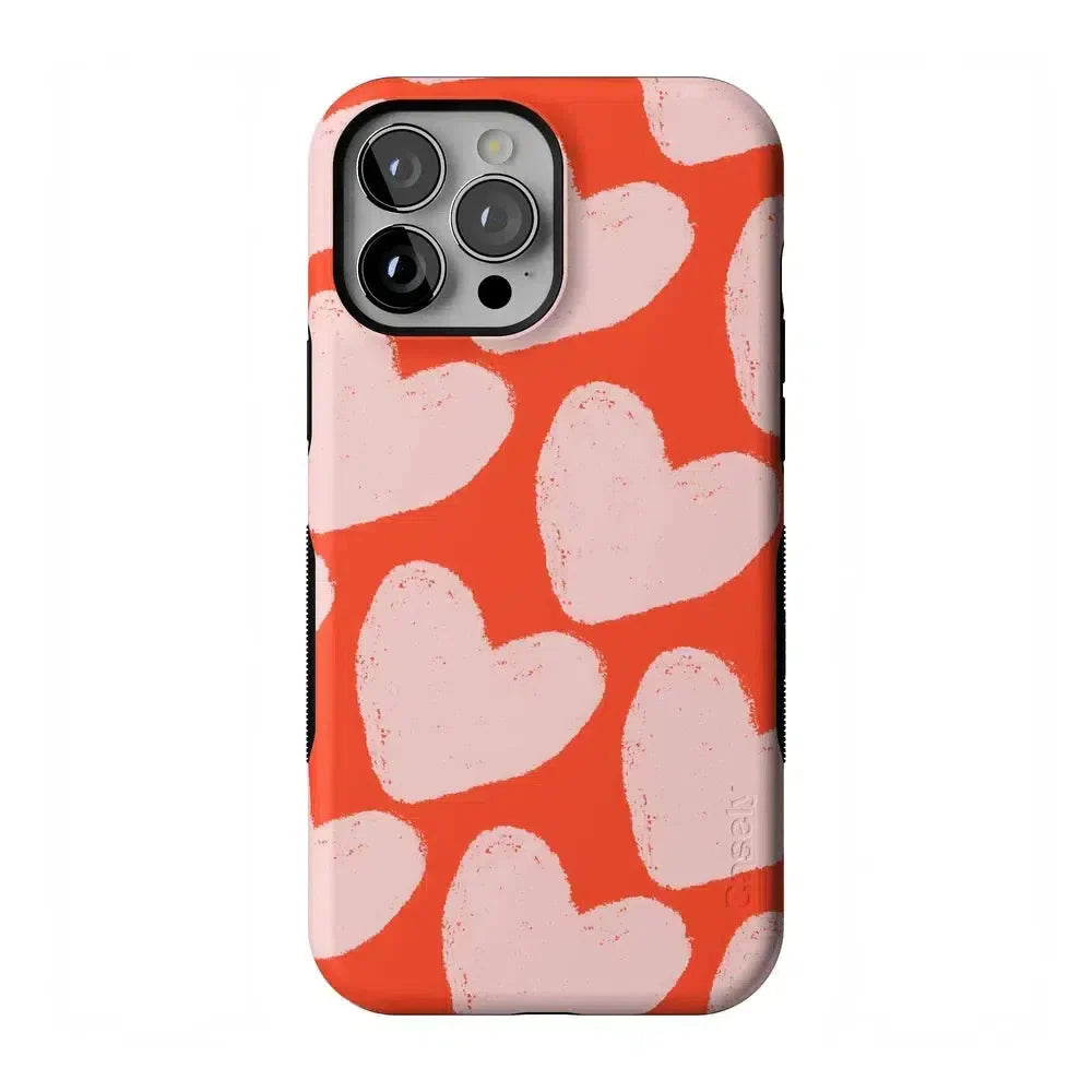 Love You More | Heart Doodle Case Phone Case Casetry Bold Flex + MagSafe® iPhone 13 Pro Max