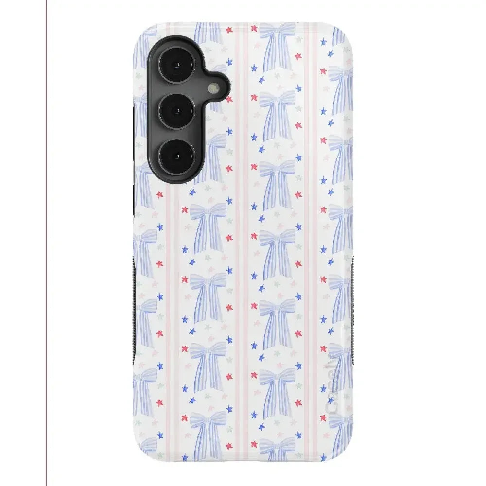 Summer Bows | Coquette Case Phone Case Casetry Bold Flex + MagSafe® Galaxy S25 Plus 