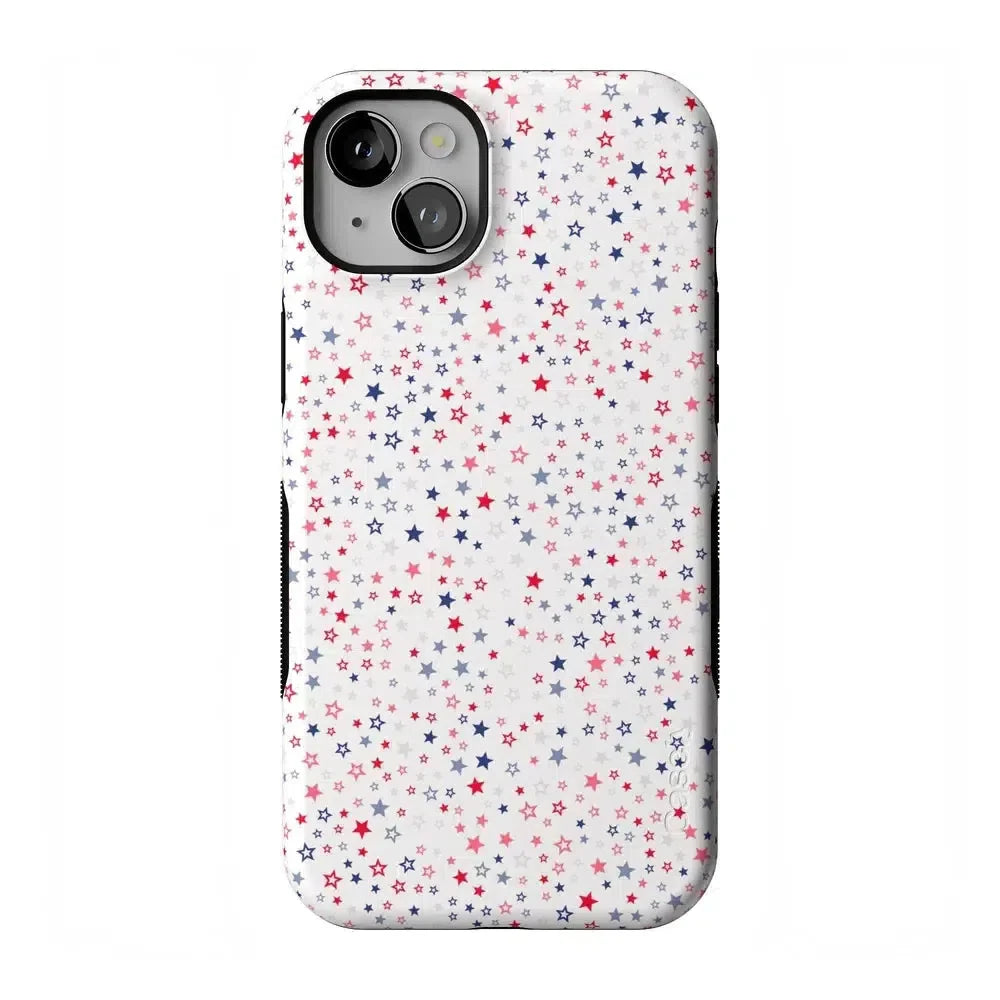 "Seeing Stars | Red, White & Blue Case Phone Case Casetry Bold Flex + MagSafe® iPhone 14 Plus"