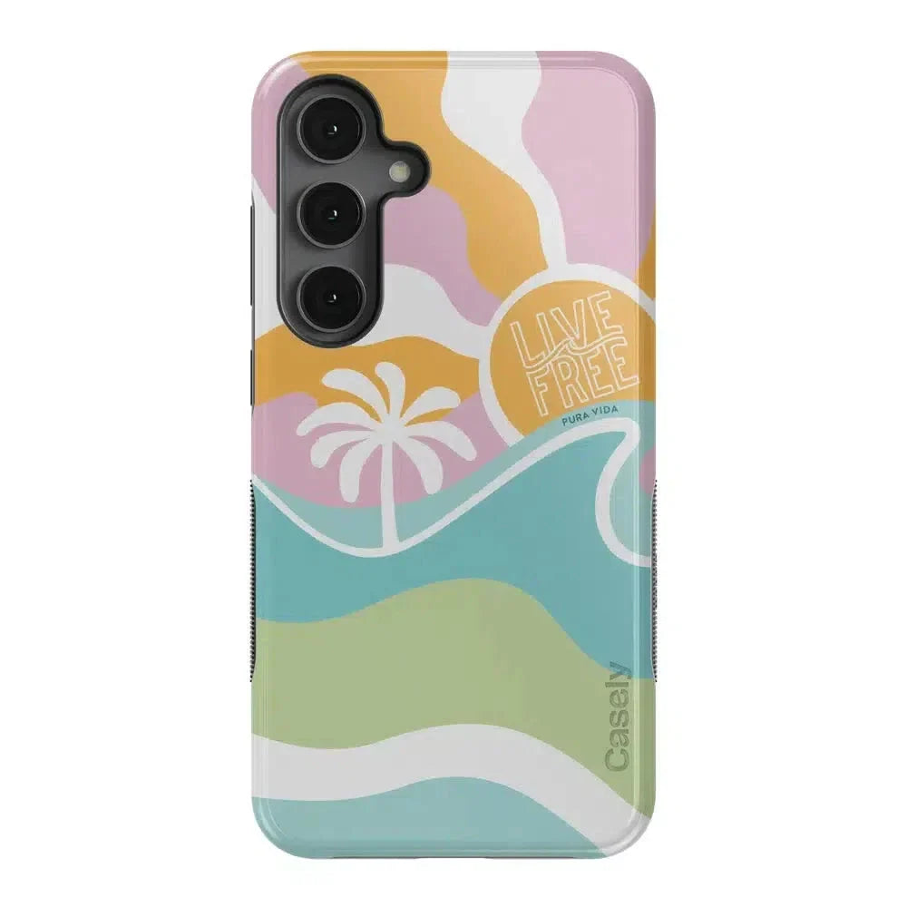 Tropical Dreams | Pura Vida Case iPhone Case get.casely Bold Flex + MagSafe® Galaxy S25 Plus 