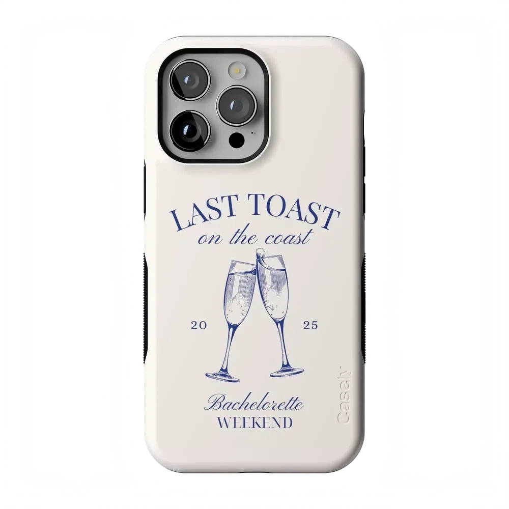 Last Toast | Off-White Coastal Bachelorette Case Phone Case Casetry Bold Flex + MagSafe® iPhone 14 Pro Max 