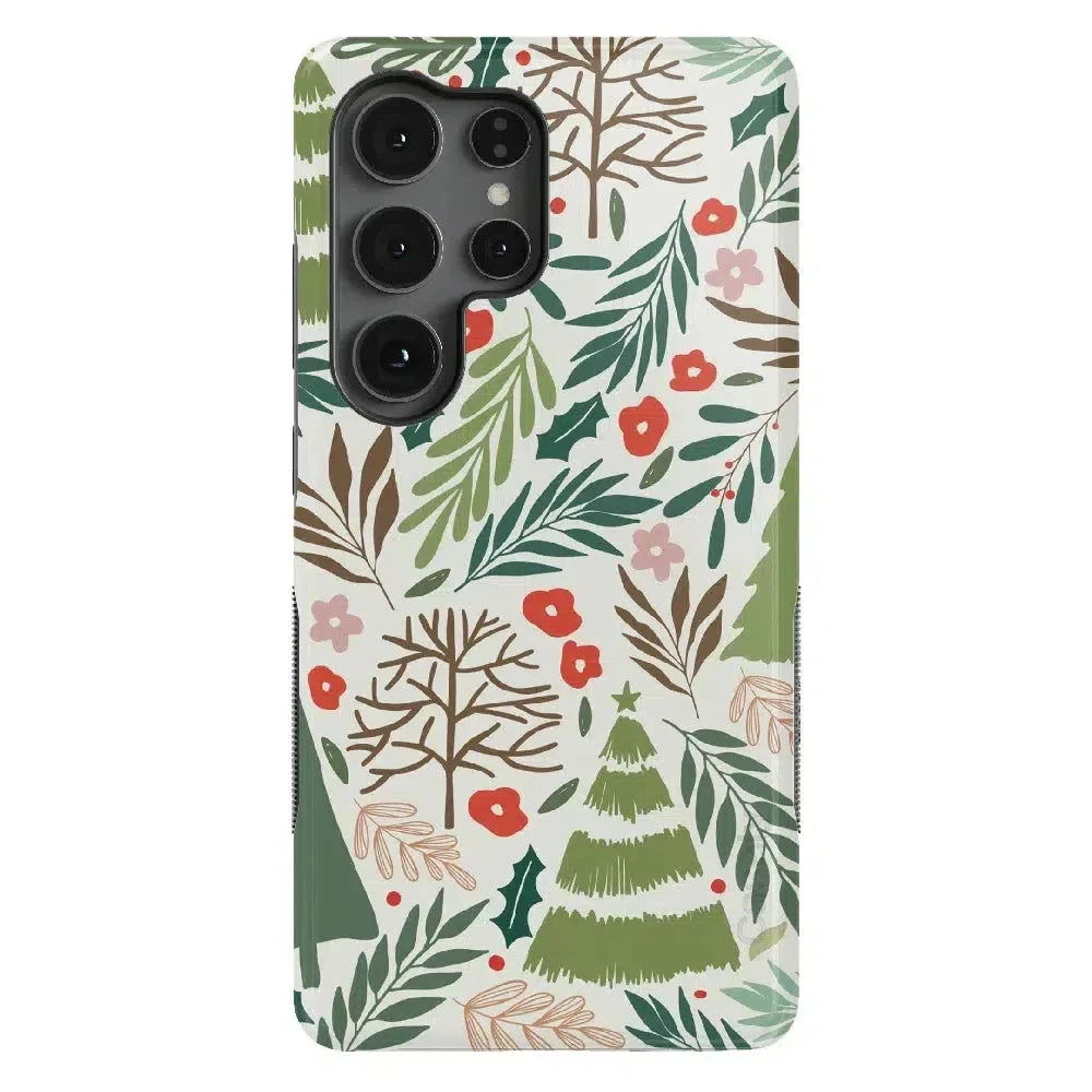 Under the Mistletoe | Holiday Case Phone Case Casetry Bold Flex + MagSafe® Galaxy S25 Ultra 