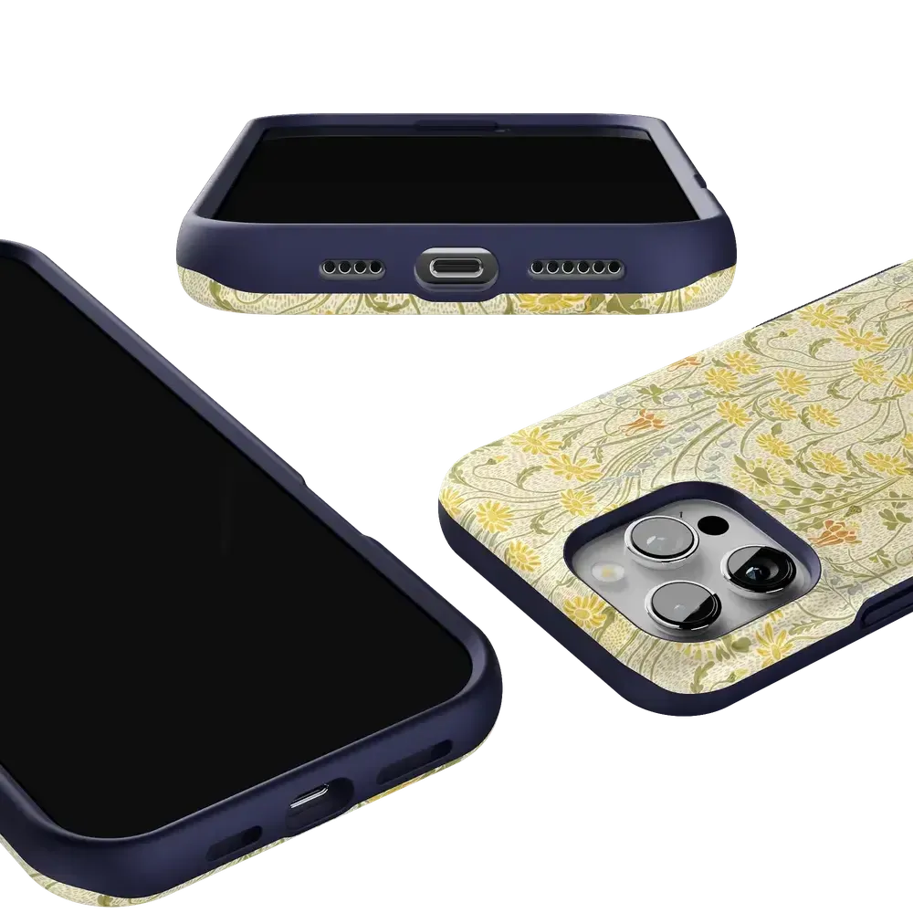 Boho Blooms | Golden Floral Case