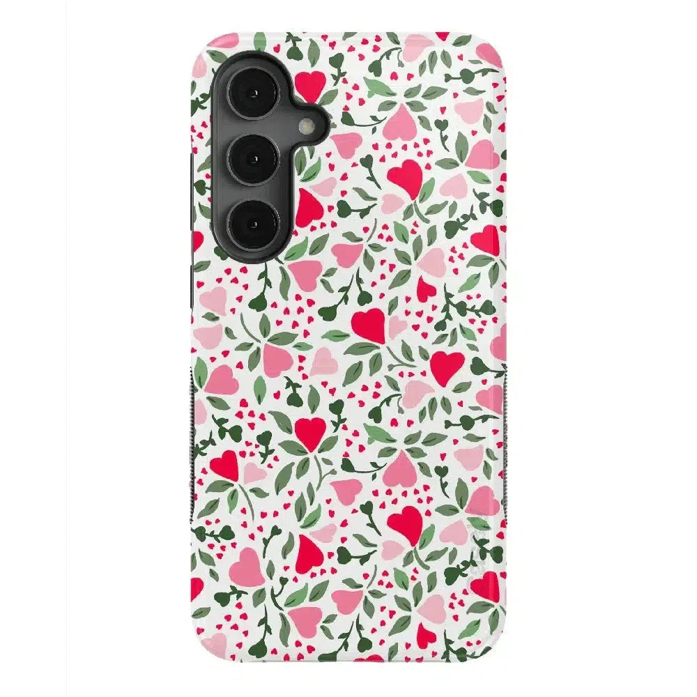 Vines of Love | Floral Heart Case Phone Case Casetry Bold Flex + MagSafe® Galaxy S25 Plus 
