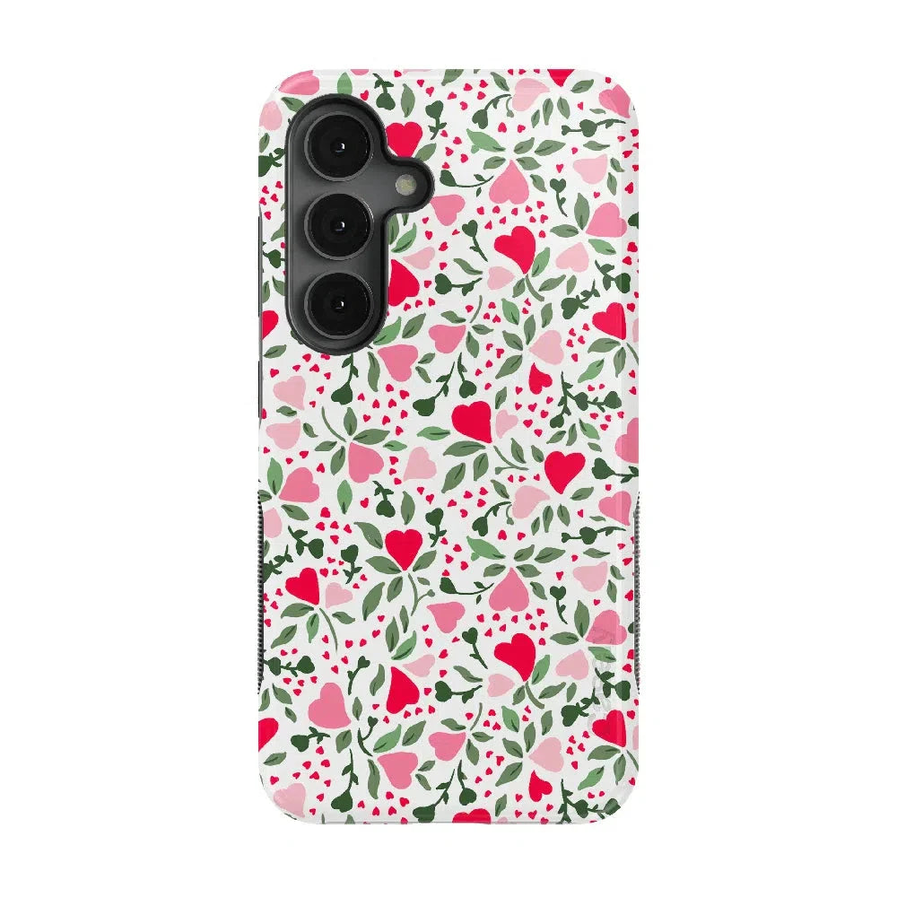 Vines of Love | Floral Heart Case Phone Case Casetry Bold Flex + MagSafe® Galaxy S25 