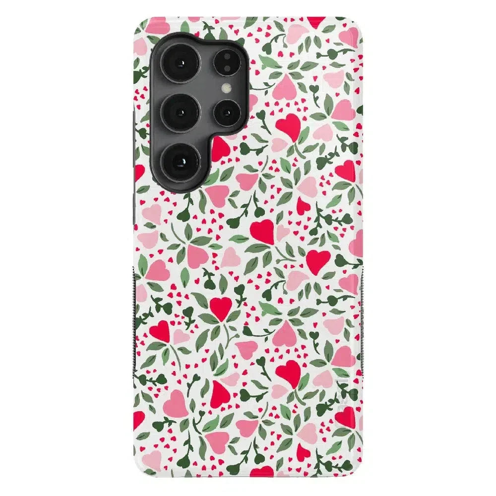 Vines of Love | Floral Heart Case Phone Case Casetry Bold Flex + MagSafe® Galaxy S25 Ultra 