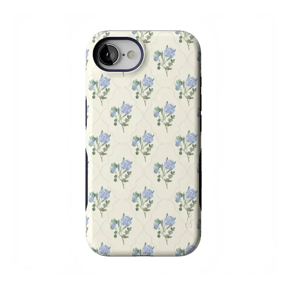 Vintage Garden | Blue Hydrangea Case iPhone Case get.casely Bold Flex + MagSafe® iPhone 16e 