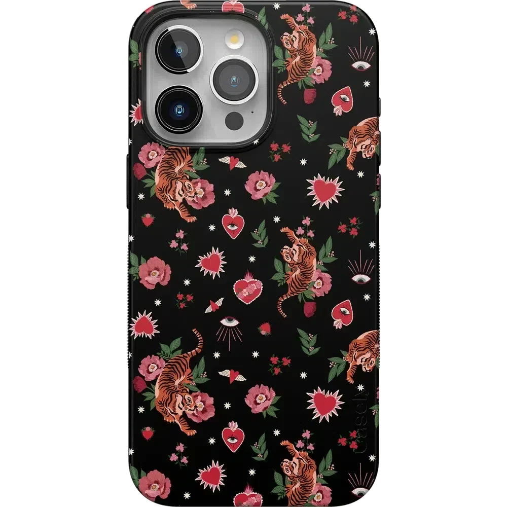 Wild at Heart | Tiger Case Phone Case Casetry Bold Flex + MagSafe® iPhone 15 Pro Max 
