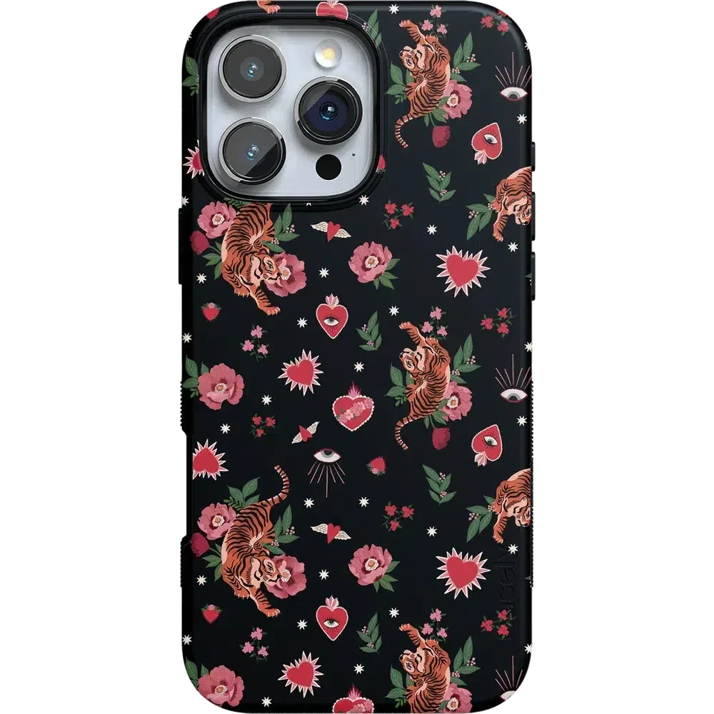 Wild at Heart | Tiger Case Phone Case Casetry Bold Flex + MagSafe® iPhone 16 Pro Max 