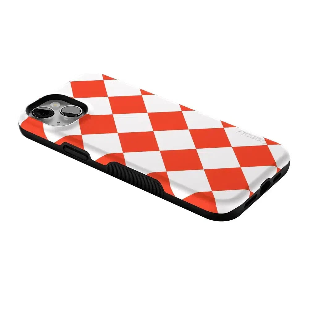 Red Checkerboard | High Contrast Design Case
