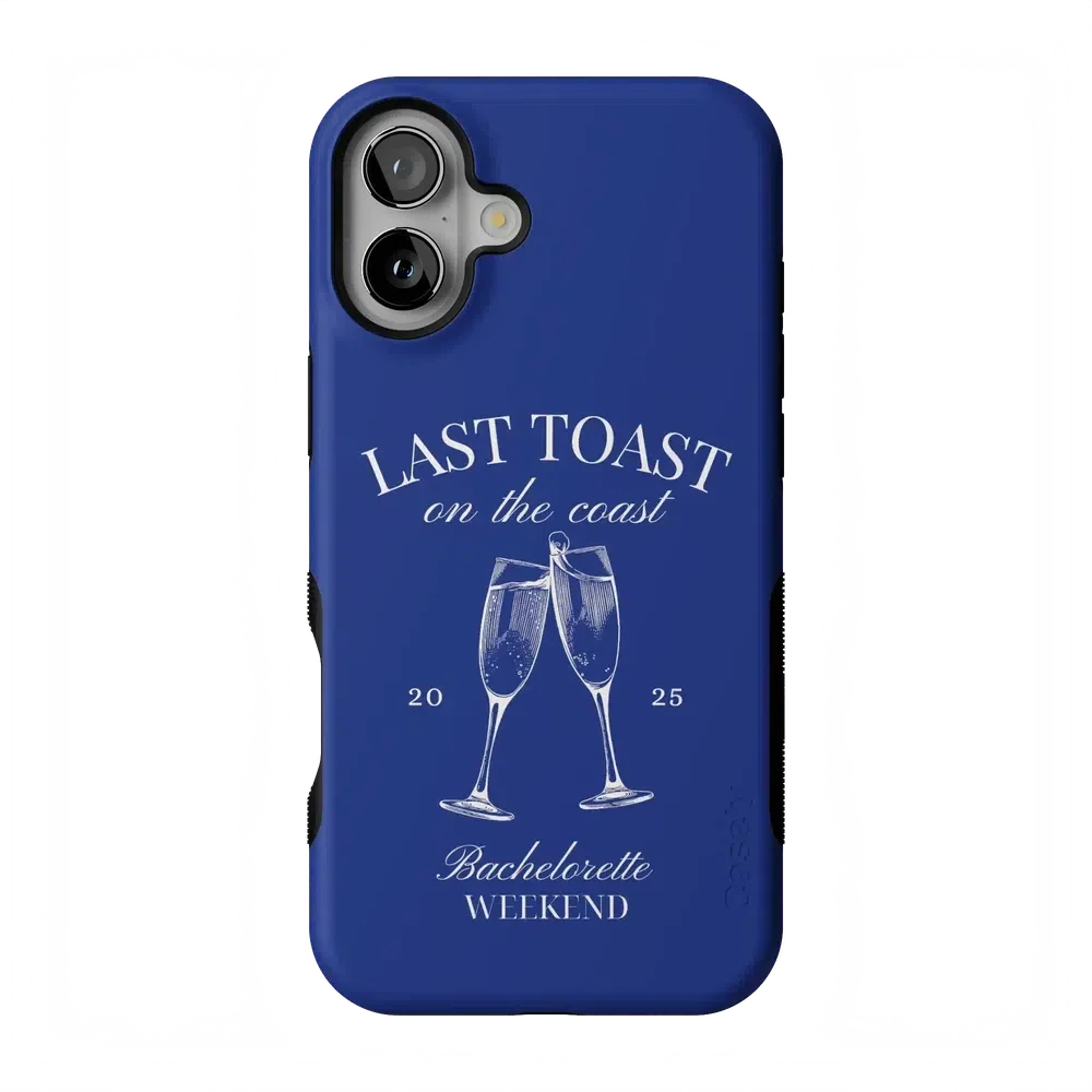 Last Toast | Blue Coastal Bachelorette Case Phone Case Casetry Bold Flex + MagSafe® iPhone 16 Plus 