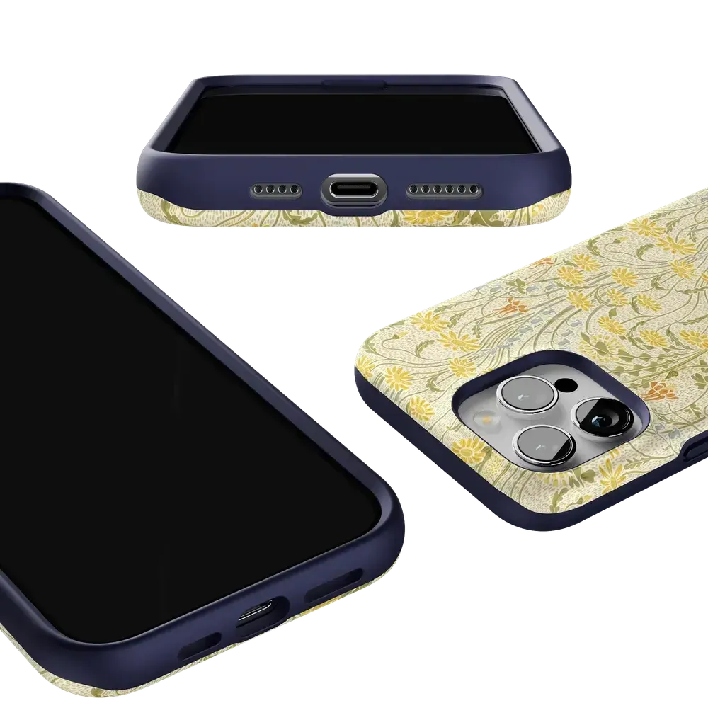 Boho Blooms | Golden Floral Case