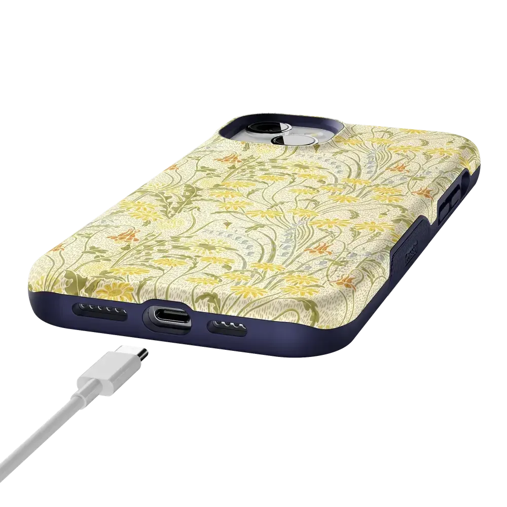 Boho Blooms | Golden Floral Case